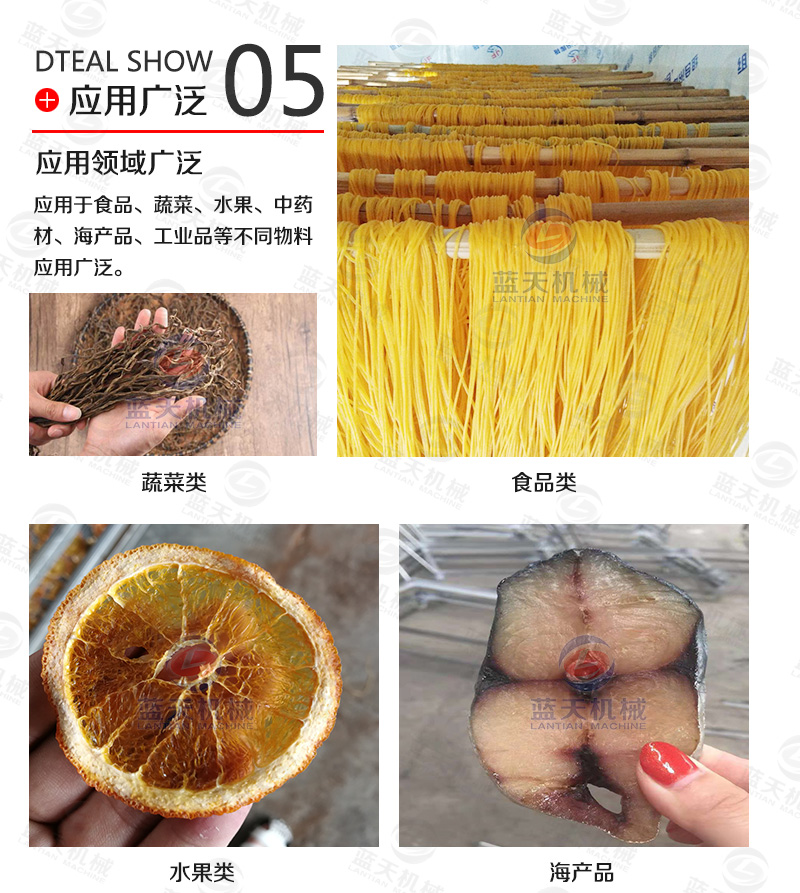 掛面烘干機(jī)應(yīng)用廣泛